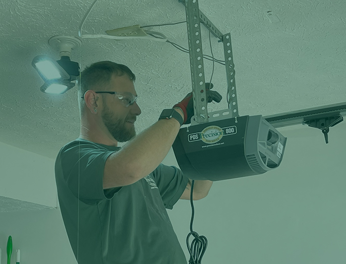 Tech Measuring for Garage Door